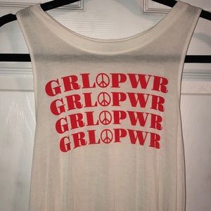 “Girl power” tank